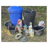 Trash Cans, Chemicals, Gardening +