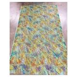 IRIDESCENT KNIT FABRIC W/ REPTILE LIKE PRINT