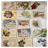 15 Antique Postcards