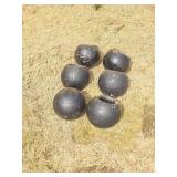 20lb Cast Iron Crown Gym Ball / Fat Bell Weights