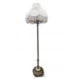 Antique Floor Lamp Damage to Cast Basr