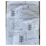 New in Box Rolling Shelf w/ Drawers You Put