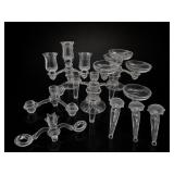 Vintage Cambridge Glass + Modular Epergne