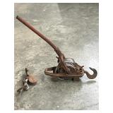 Vintage More Power Puller Come Along P-16 Winch,