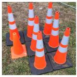 8 Safety Cones