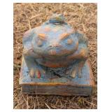 Garden Toad on Book