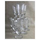 Navarre Clear by Fostoria Footed Juice Glasses