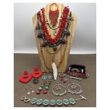 Cardinal Teepee Costume Jewelry Set