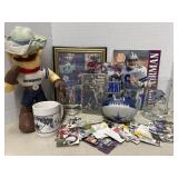 Lot of VTG Dallas Cowboy Memorabilia Books/