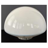 Vintage Schoolhouse Light Fixture Glass Globe
