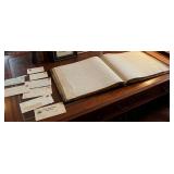 Antique Ledger 1916... And 1920s Correspondence
