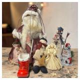 Lot of Christmas Tabletop Decor