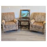 Pair of Thomasville Upholstered Arm Chairs