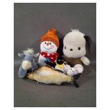 Vntg Sanrio Pochacco Plush toys w/ Precious