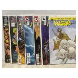 11 Mixed Comic Books Stickers shown are on the