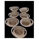 7- Woven Laundry Baskets