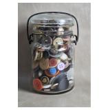 Jar of Vtg Buttons +