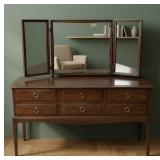 MCM Stag Minstrel Dressing Table w/ Tri Fold
