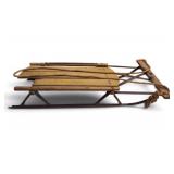 Vtg Sled Metal Runners