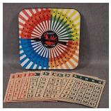 Vntg Tucket Toy Corp Bingo Spinner & Cards