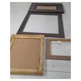 Lot of Four Large Picture Frames