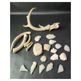 Arrow Heads Native American Artifacts Deer Antler