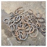 Lot of 61 Horseshoes w/ Diamond