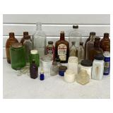 Vintage Bottles , Medicine Etc.