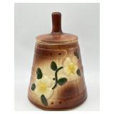 VINTAGE McCOY BUTTER-CHURN COOKIE JAR NO CHIPS OR