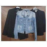 White House Black Market Jackets Sz 8 / 10 Jean