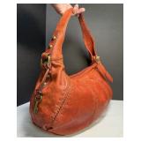 Vintage Leather Fossil Bag Bittersweet Orange