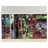 8 Spawn Image Comics Stickers shown are on the