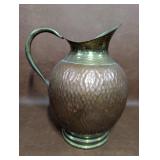 Vintage Belgian Copper & Brass Pitcher,