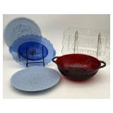 Fenton Bicentennial Plates , Anchor Hocking,