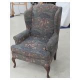 Hunting Scene Upholstered Wingback Chair Bryant