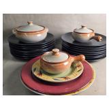 Appetit , Pier 1 Plates & Soup Crocks ,See