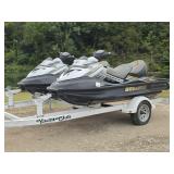 Pair of Sea-Doo RXT 215 Jet Skis & Trailer
