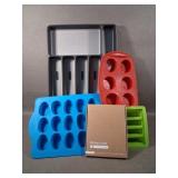 Kitchen Molds, Scale & Drawer Organizer Lot