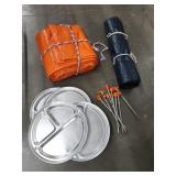 Camping Gear Tarps Tent Stakes Aluminum Plates