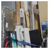 Stack of Misc. Materials w/ Blinds
