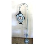 Fishing themed clock