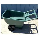 Plastic lawn/garden cart