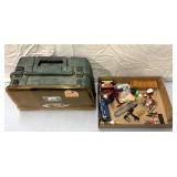 Fishing tackle box and related items