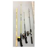 3 Fishing poles