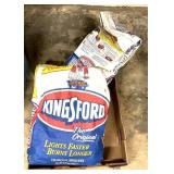 2 Partial bags of charcoal