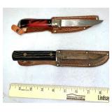 Two hunting knives
