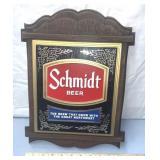 Schmidt beer sign