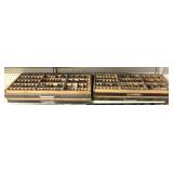 Vintage printer press lettering