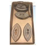 Antique cast iron iron