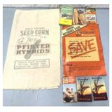 Seed corn bag/ag signage